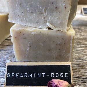 Spearmint-Rose Handcrafted Soap