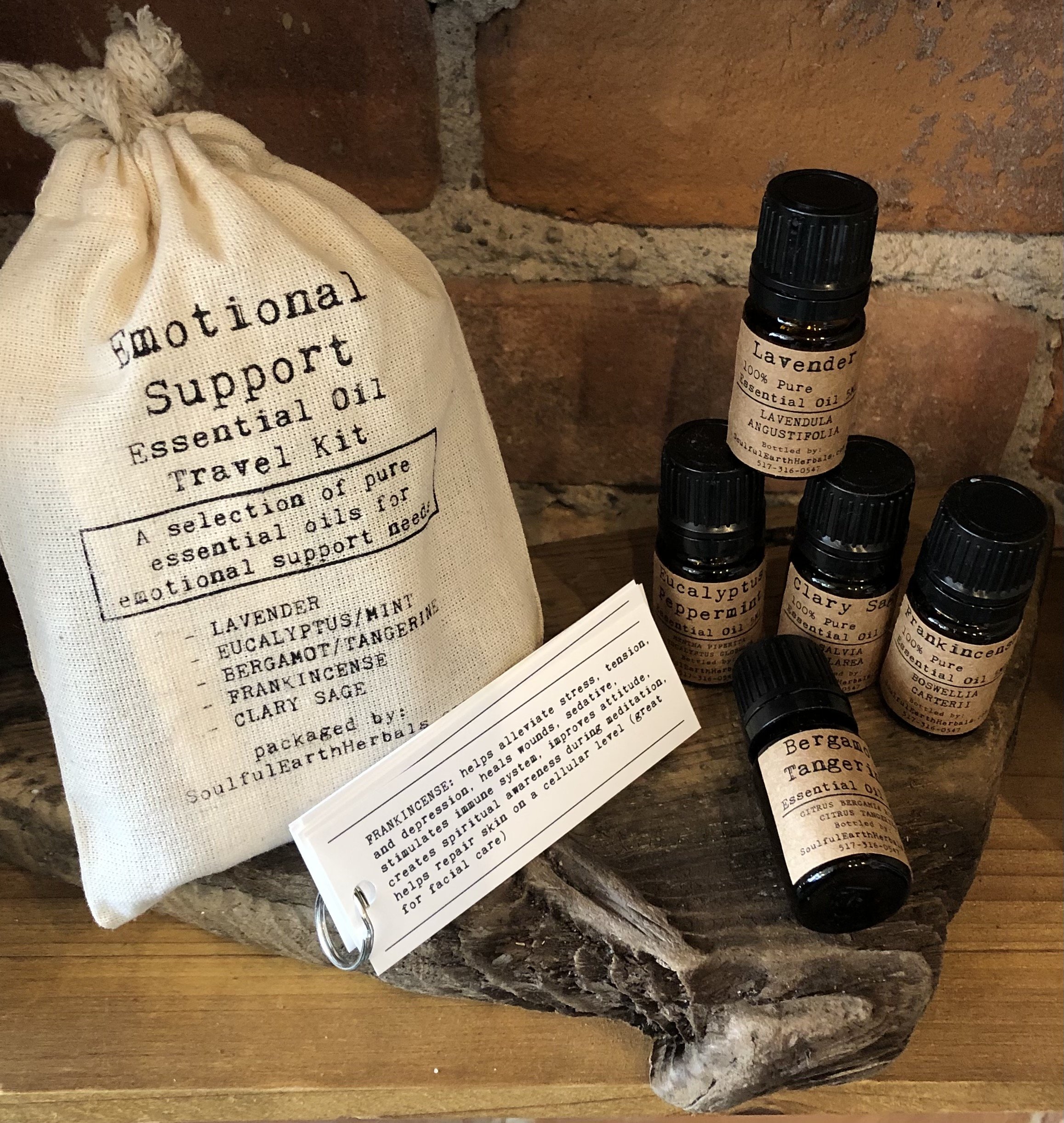 Essential Oil Travel Kit: Emotional Support – Soulful Earth Herbals